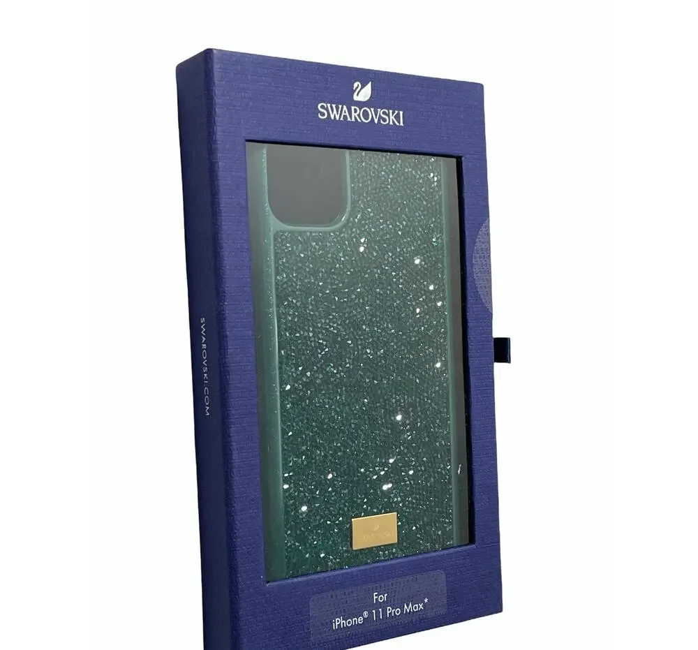 Swarovski Glam Rock Bumper Phone 11 Pro Max Green